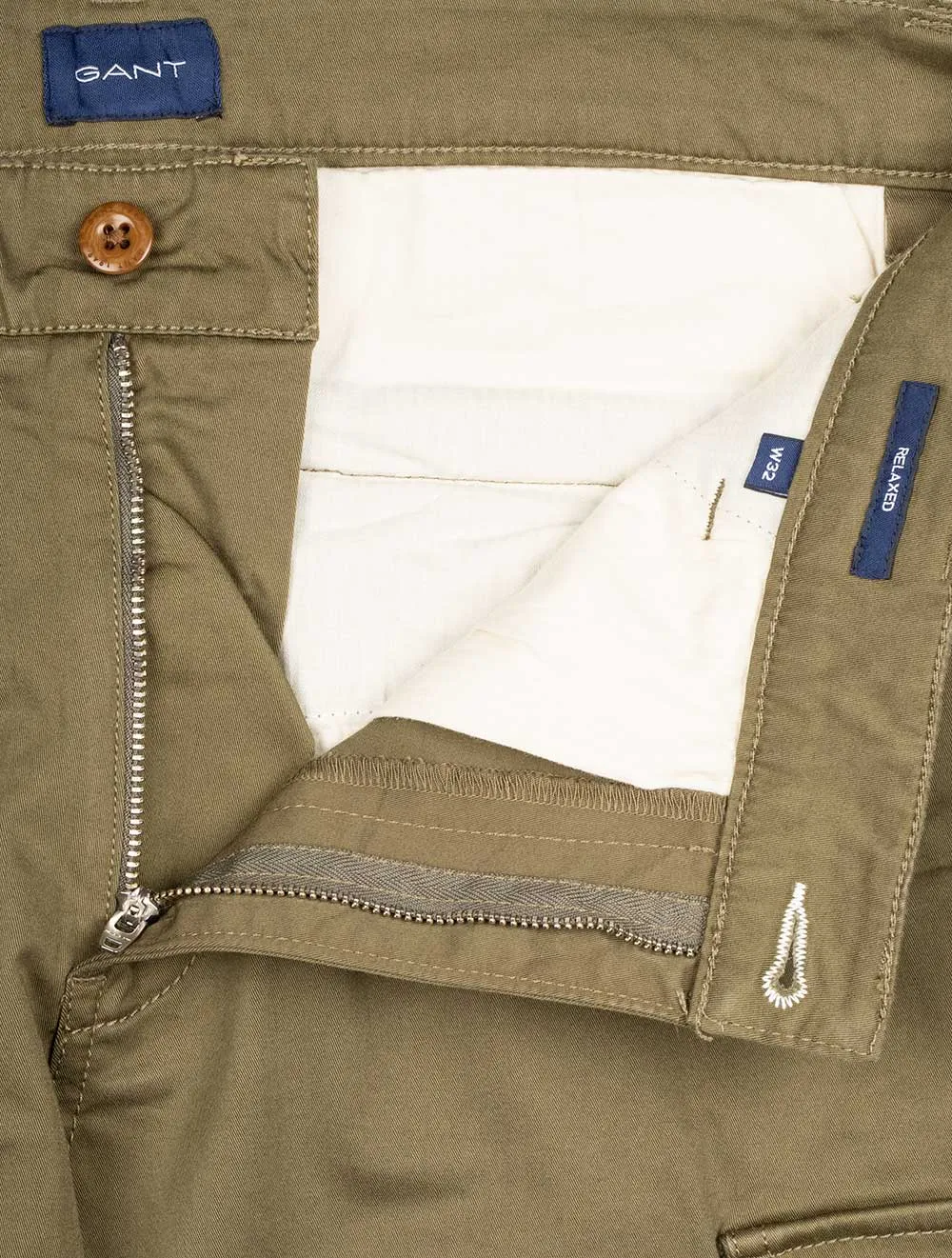 Relaxed Twill Cargo Shorts Racing Green