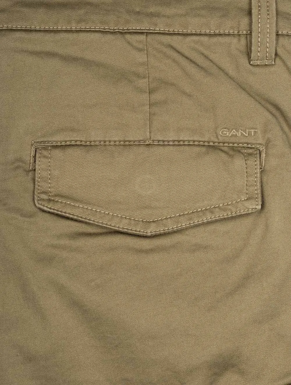 Relaxed Twill Cargo Shorts Racing Green