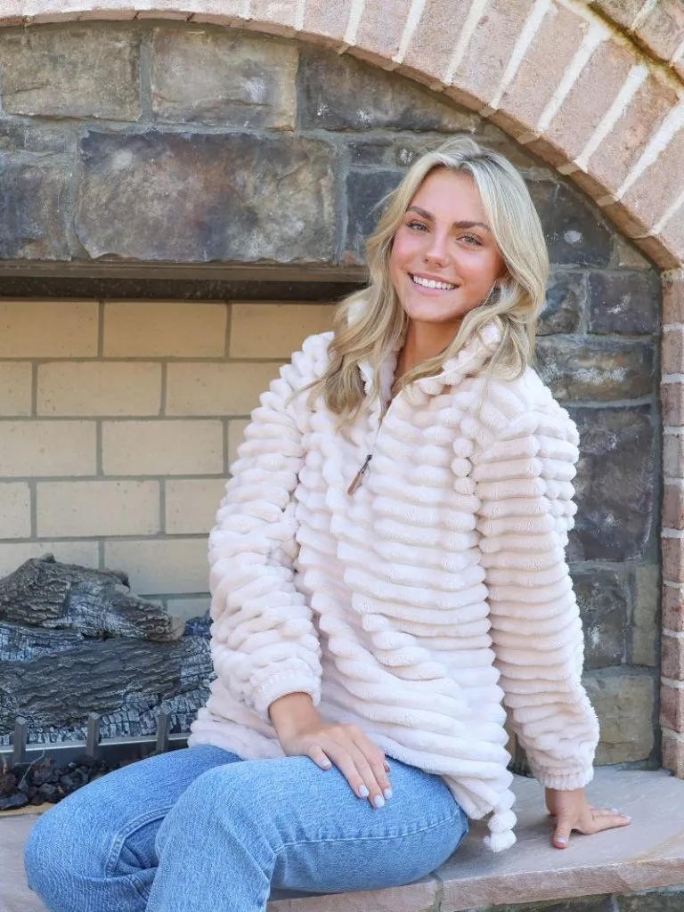 Snow Luxe Pullover Sherpa by Simply Southern