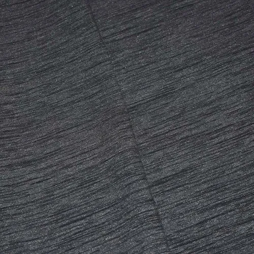 Static Gray/Black Wool Blend Textured Slub Suiting Fabric