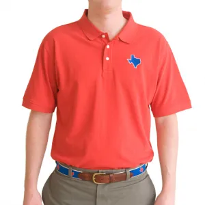 Texas Dallas Gameday Polo Red