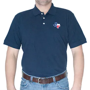 Texas Traditional Polo Navy