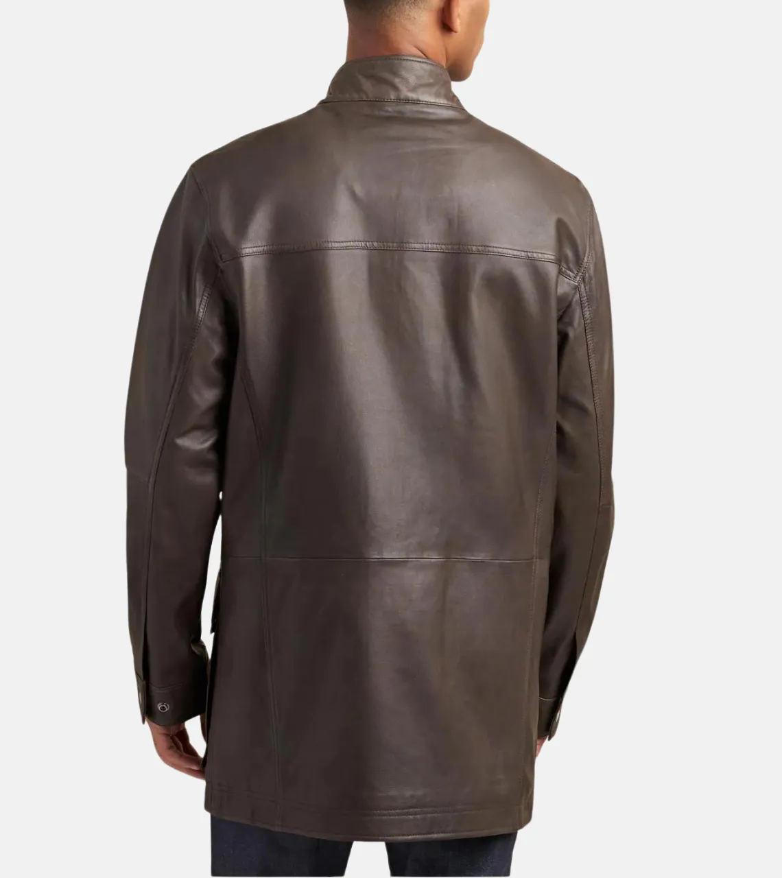 Ultimate Statement Men's Leather Coat