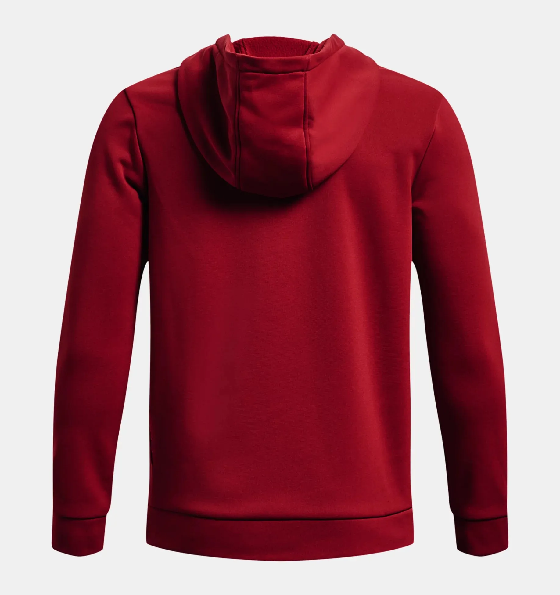 Under Armour Boys Fleece Big Logo Hoody - Stadium Red