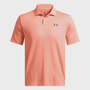 Under armour Mens Performance Polo 3.0 - Flare Orange/Midnight Navy