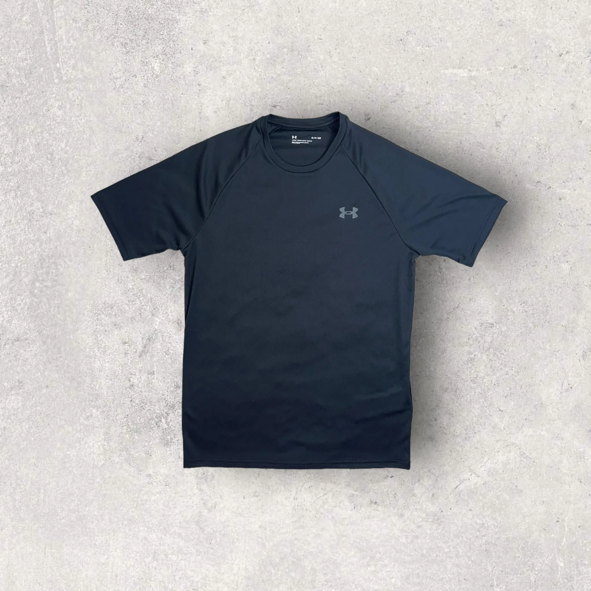 UNDER ARMOUR T-SHIRT/SHORT SET - BLACK