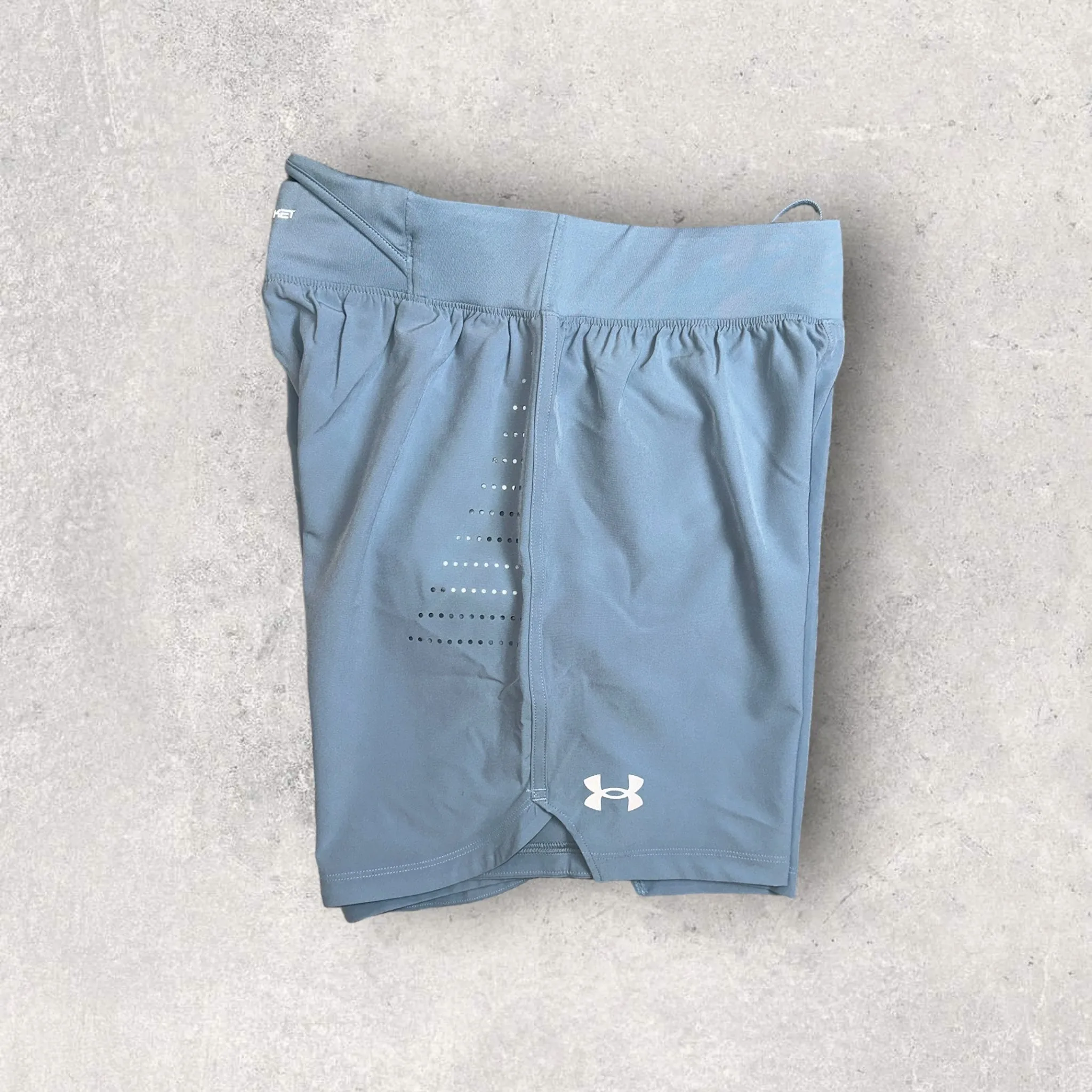 UNDER ARMOUR T-SHIRT/SHORT SET - SLATE GREY