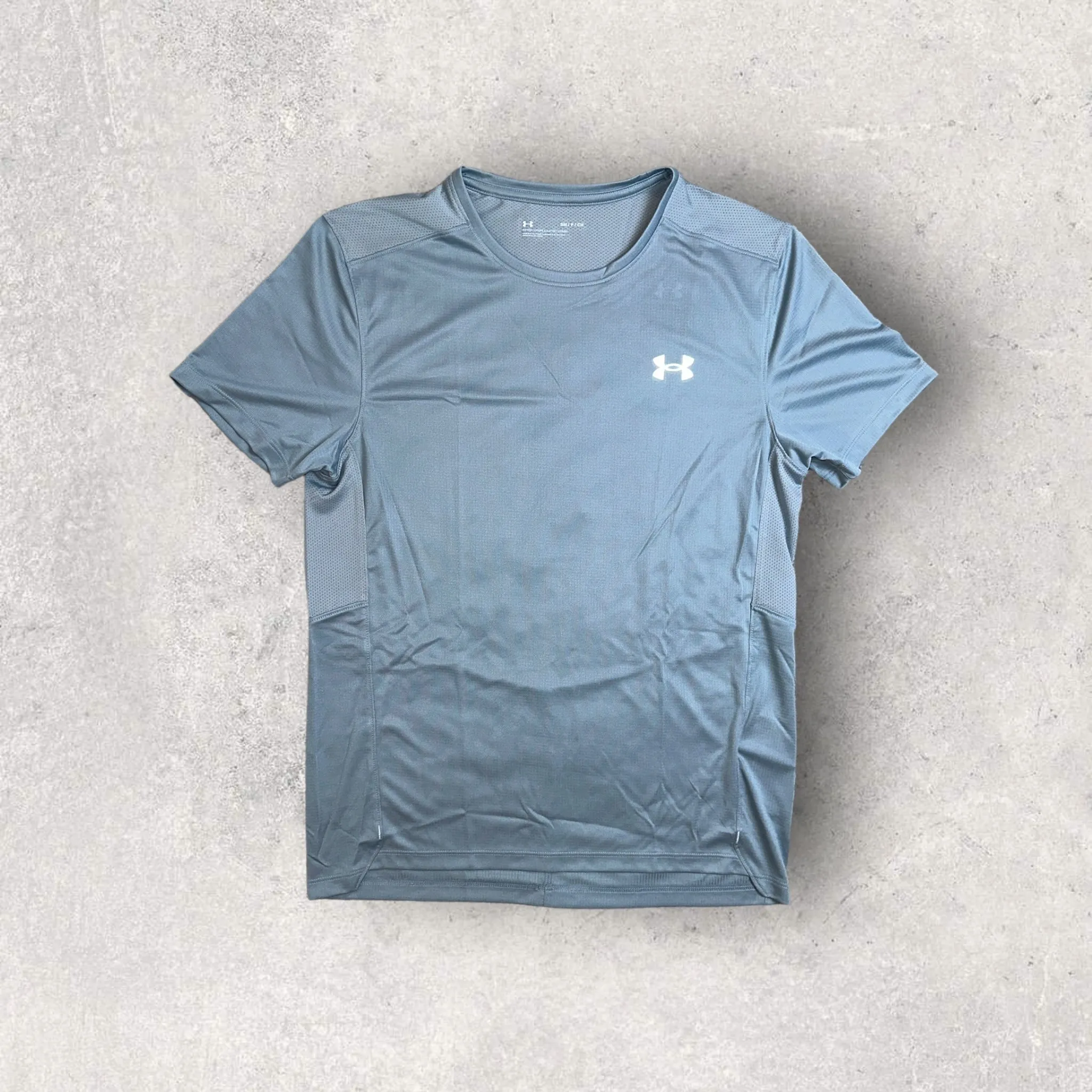 UNDER ARMOUR T-SHIRT/SHORT SET - SLATE GREY