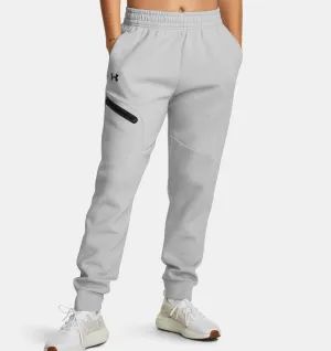 Under Armour Womens Unstoppable Fleece Jogger - Gray