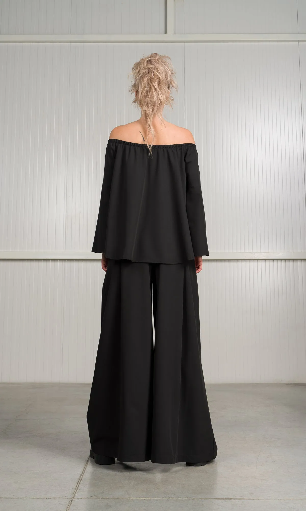 Wide Leg Skirt Pants