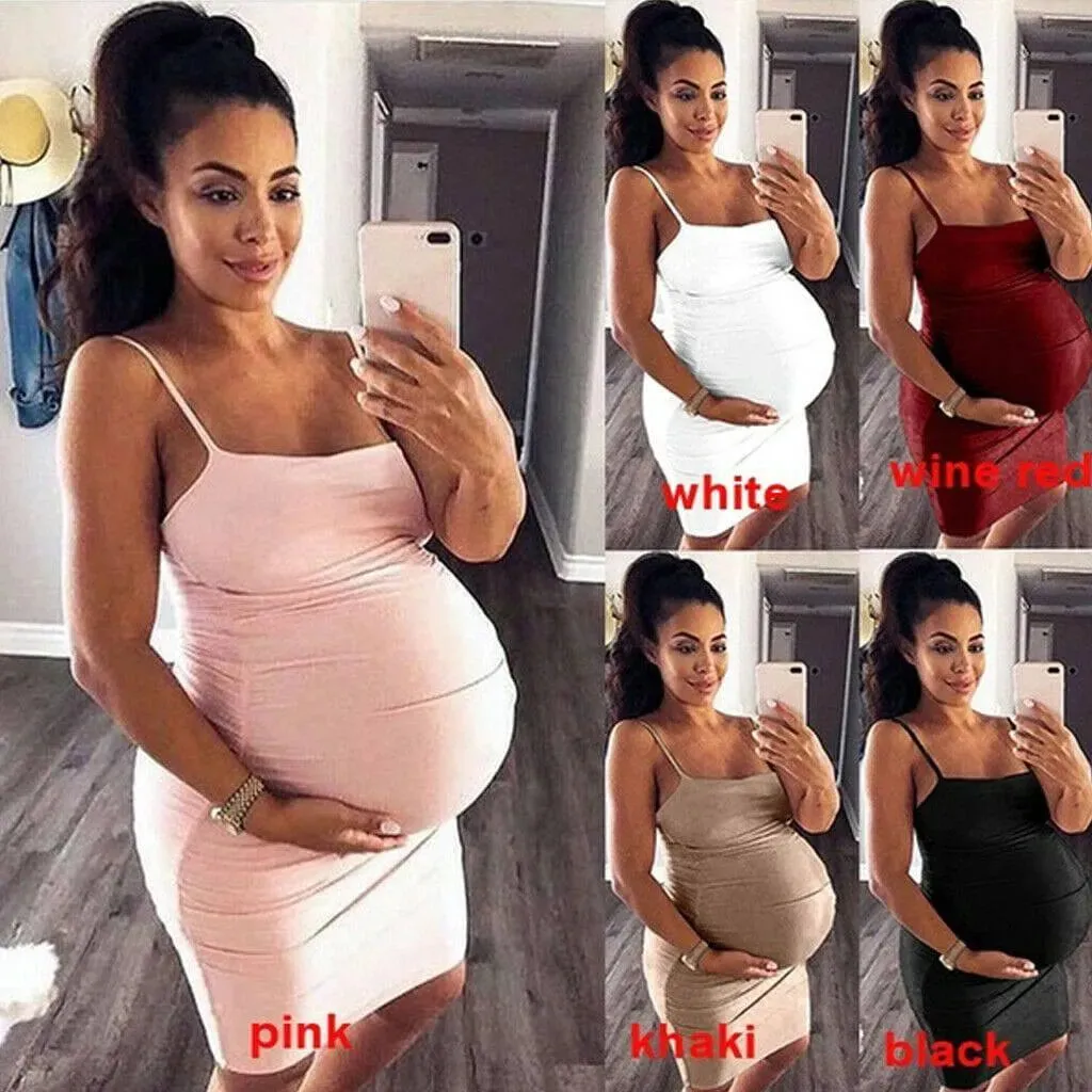 Woman Maternity Clothes Maxi Dresses For Pregnant