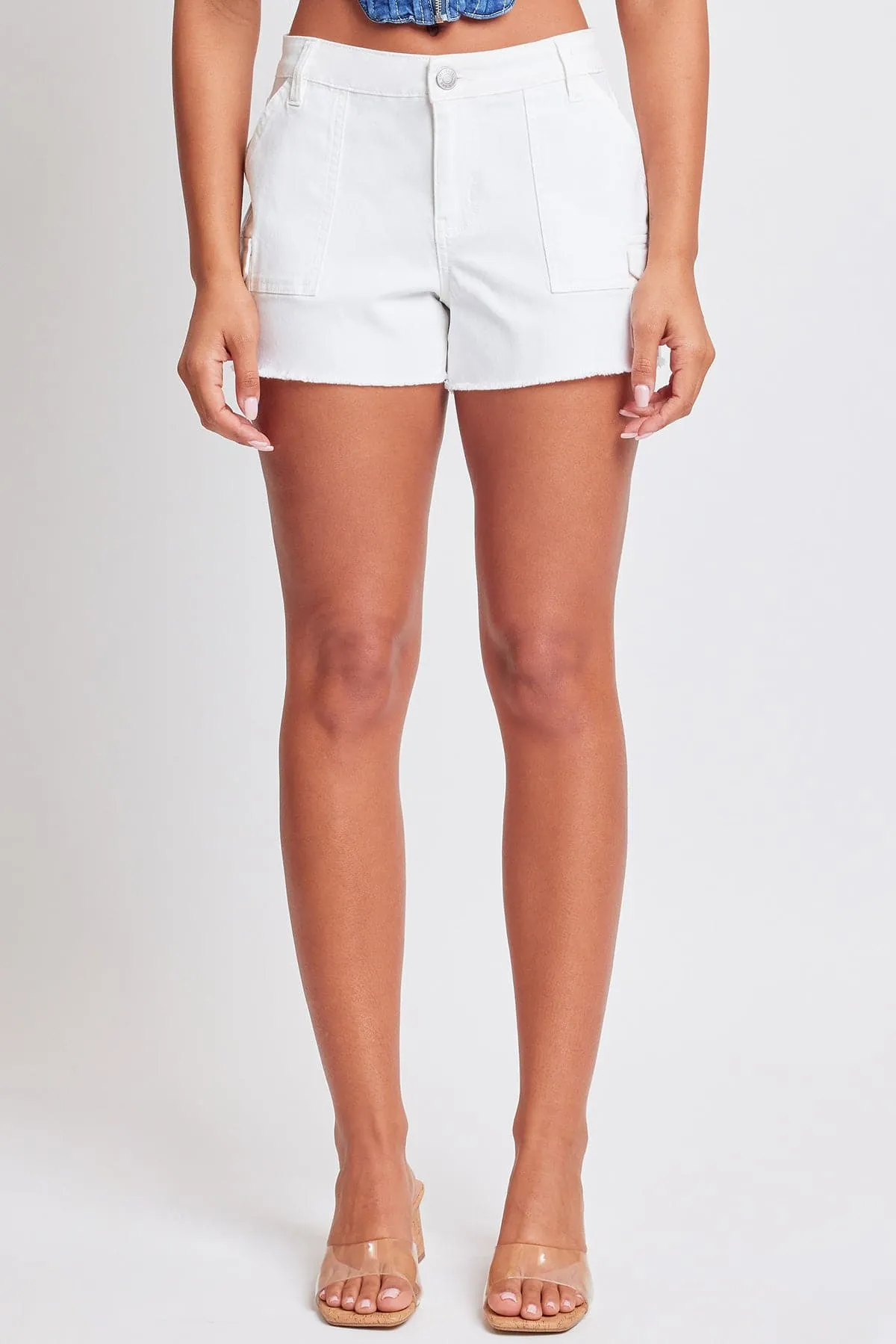 Women’s High-Rise Flap Pocket Cargo Short