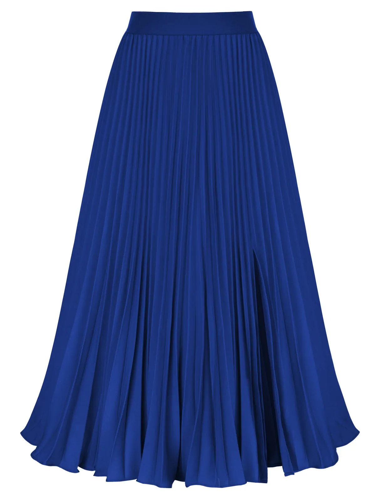 Women's High Waist Pleated A-Line Swing Skirt